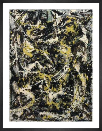 ABSTRACT ART PRINT Number 18 1950 Jackson Pollock